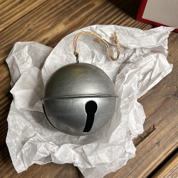 Pottery Barn Kids Rustically Charming Silver Jingle Bell Ornaments - Picture 5 of 16